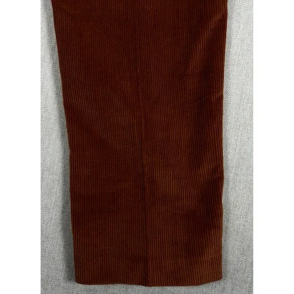 NWT $149 Orvis Wellington Supercord Pants 36x29 Rust Orange Leather Trim - Picture 13 of 16
